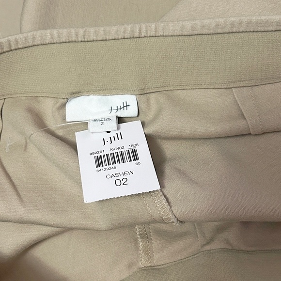 J. Jill Cigarette Pant Cashew Classic Pull On Slim Ankle Length Rayon Blend - Picture 11 of 13